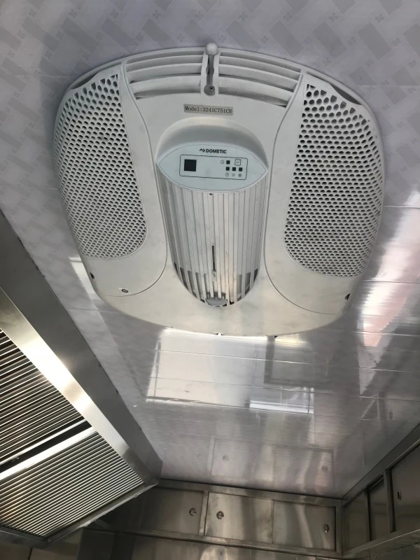 Streamlined Vessel Shape Food Trailer